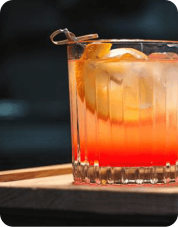 Cocktail in a glass