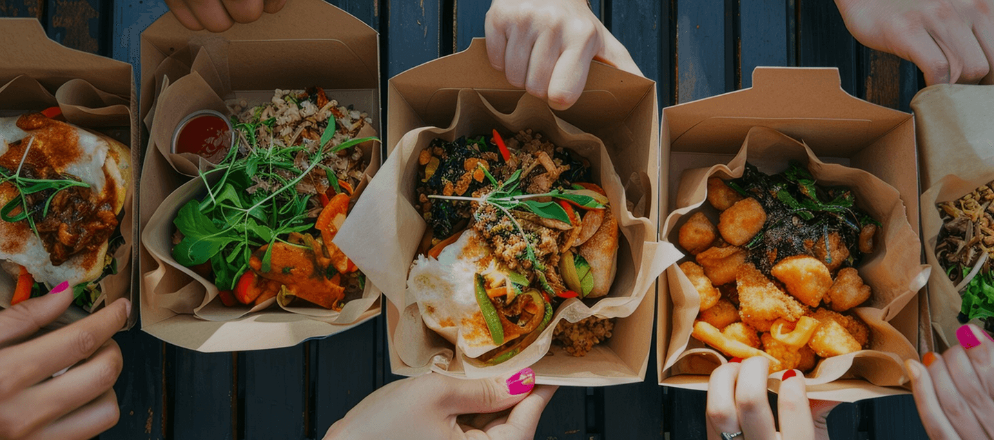 Food in containers